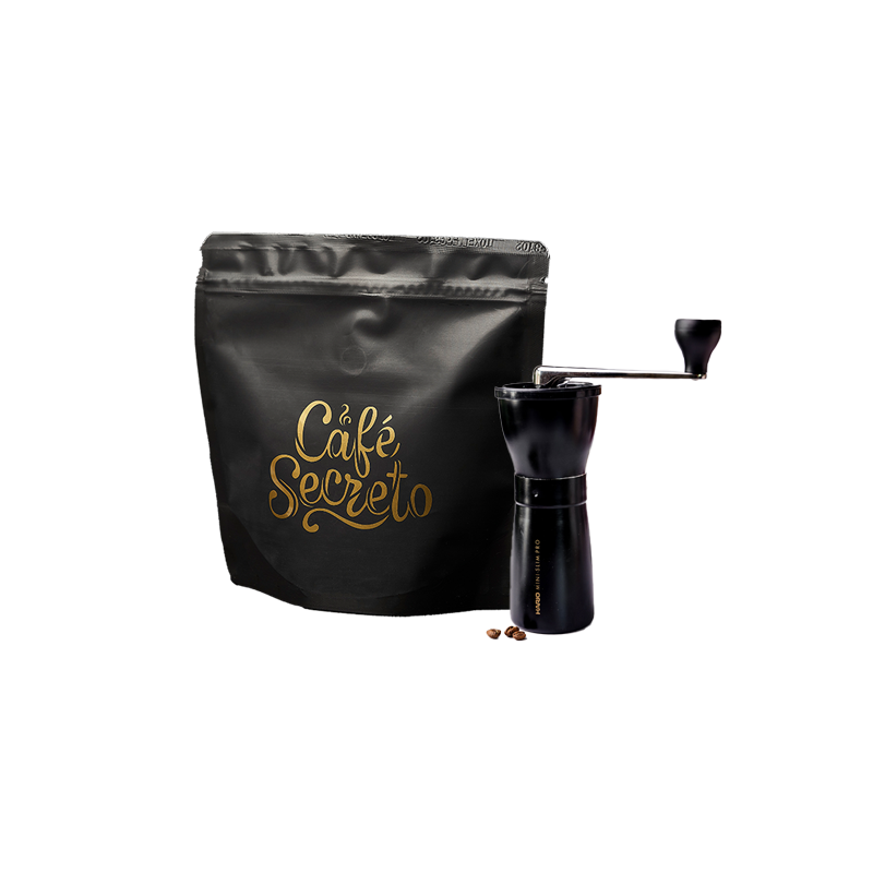 Molinillo Hario + Café Secreto