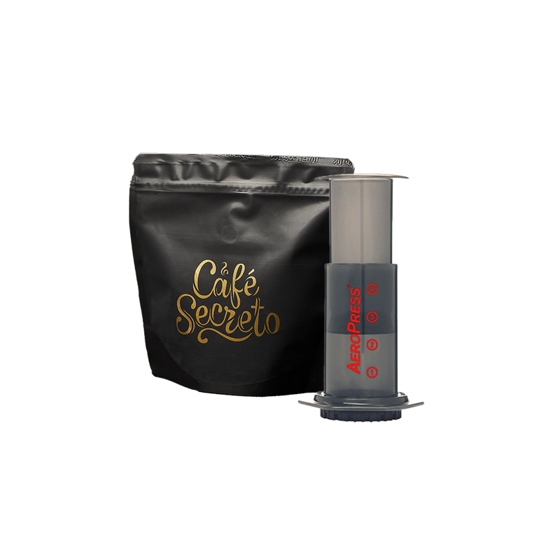 Cafetera Aeropress Go + Café Secreto